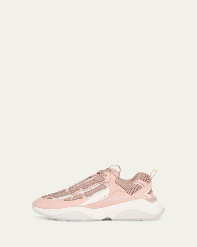 Bone Applique Runner Sneakers